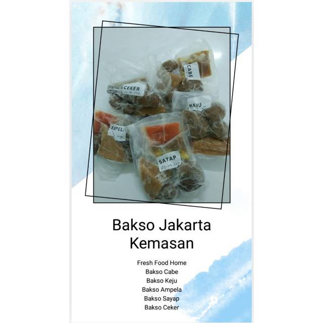 

Bakso jakarta kemasan