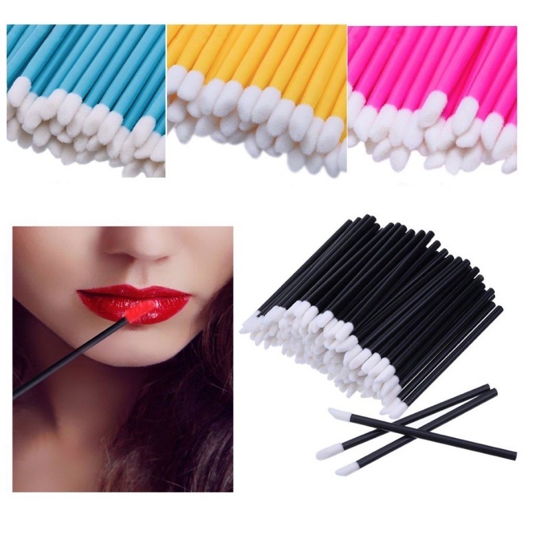 `ღ´ PHINKL `ღ´ lip wand brush sekali pakai bisa untuk tester oles lipcream lipstick cair mattee