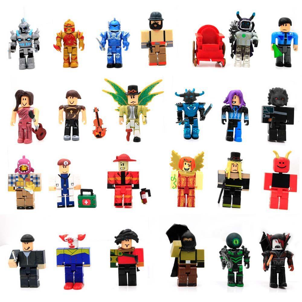 Lanfy Roblox Action Figure Patung PVC Humanoid Koleksi Dekorasi Ornamen Mobil Dunia Maya Model Figuals