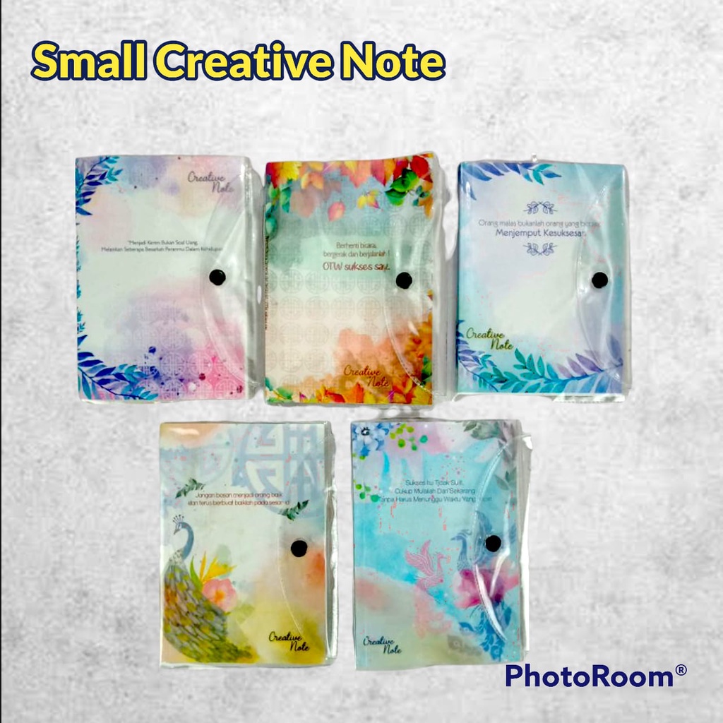 

Buku Catatan Creative Kecil/ Small Creative Notebook Original, murah, & selalu Ready