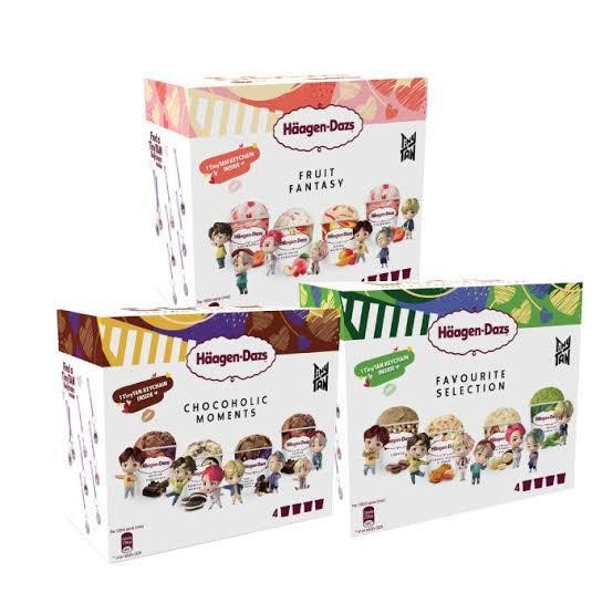 

Krim- Haagen Dazs Bts Ice Cream + Official Free Keychain -Krim.