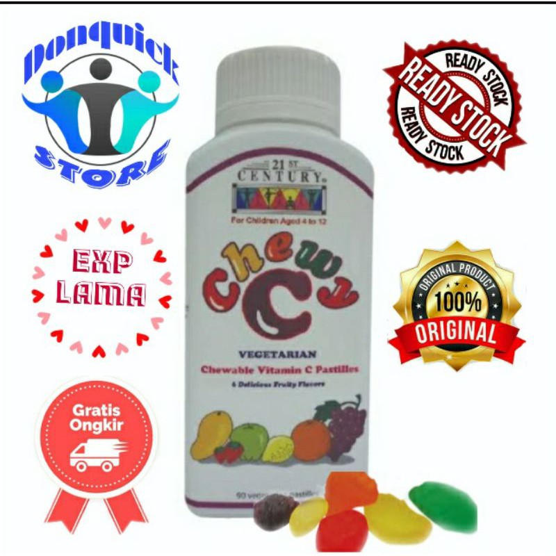 21st century vitamin c chewy isi 90 pastilles