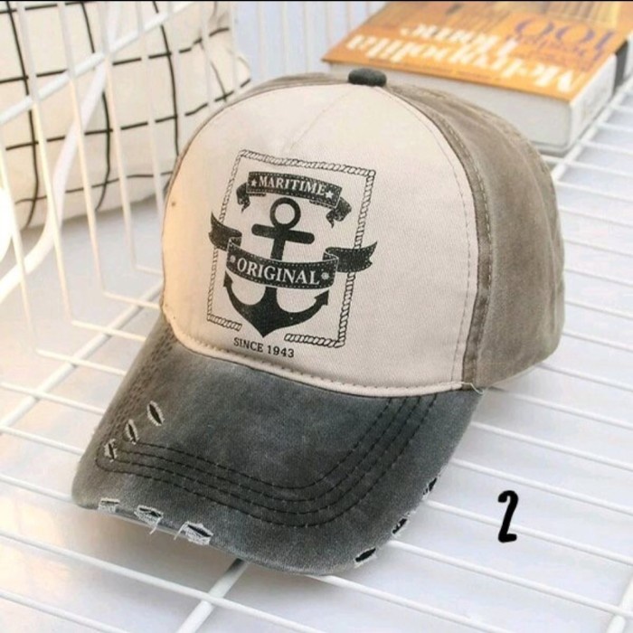 Topi Pria Topi Baseball import Korea Pria laki Cowok Distro Original Keren Murah - No.2(E7C9) Topi P