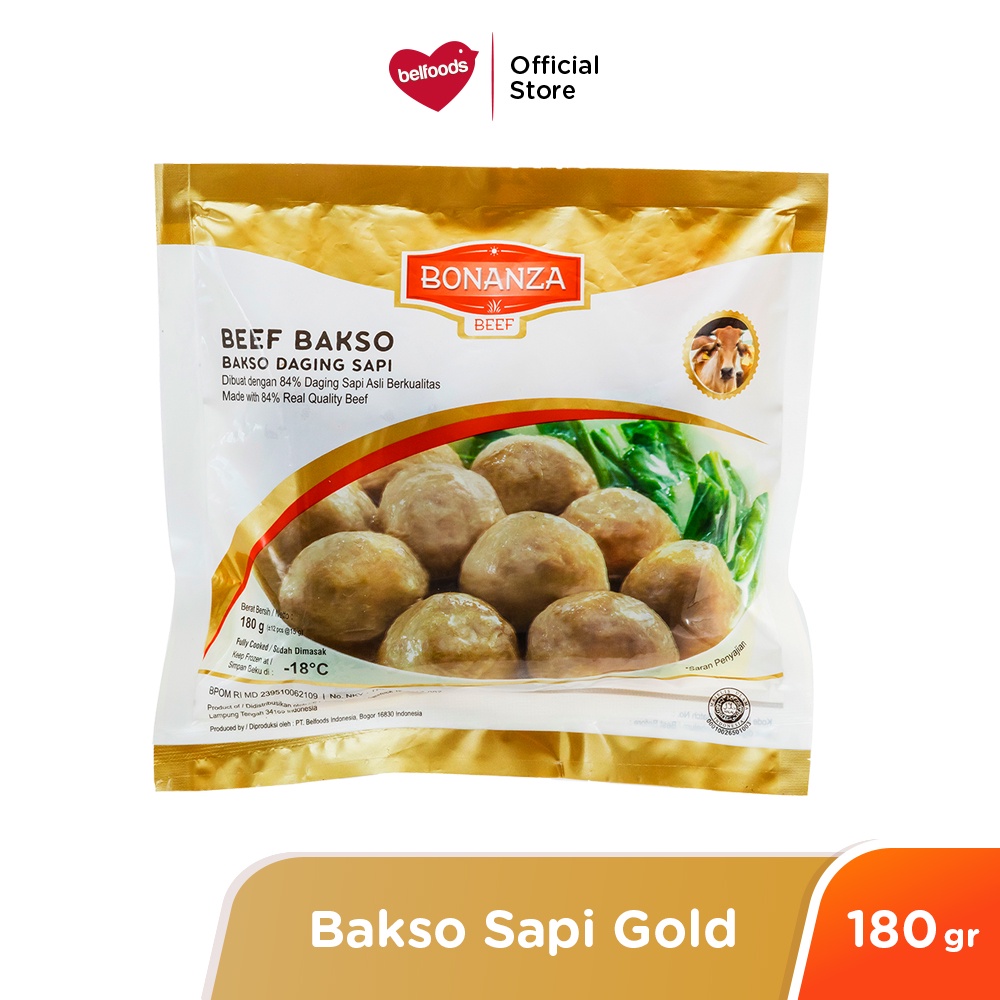 

Bonanza Bakso Sapi Gold 180 gr