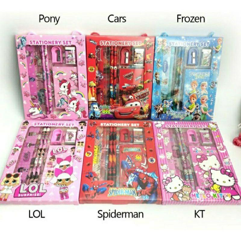 

Alat tulis Sekolah / Paket Alat Tulis / Studi Set / Alat Tulis Stationery Karakter