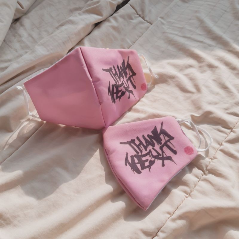 Masker Kain Masker Non Medis [ThankUNext FACE MASK] | Masker Non Medis