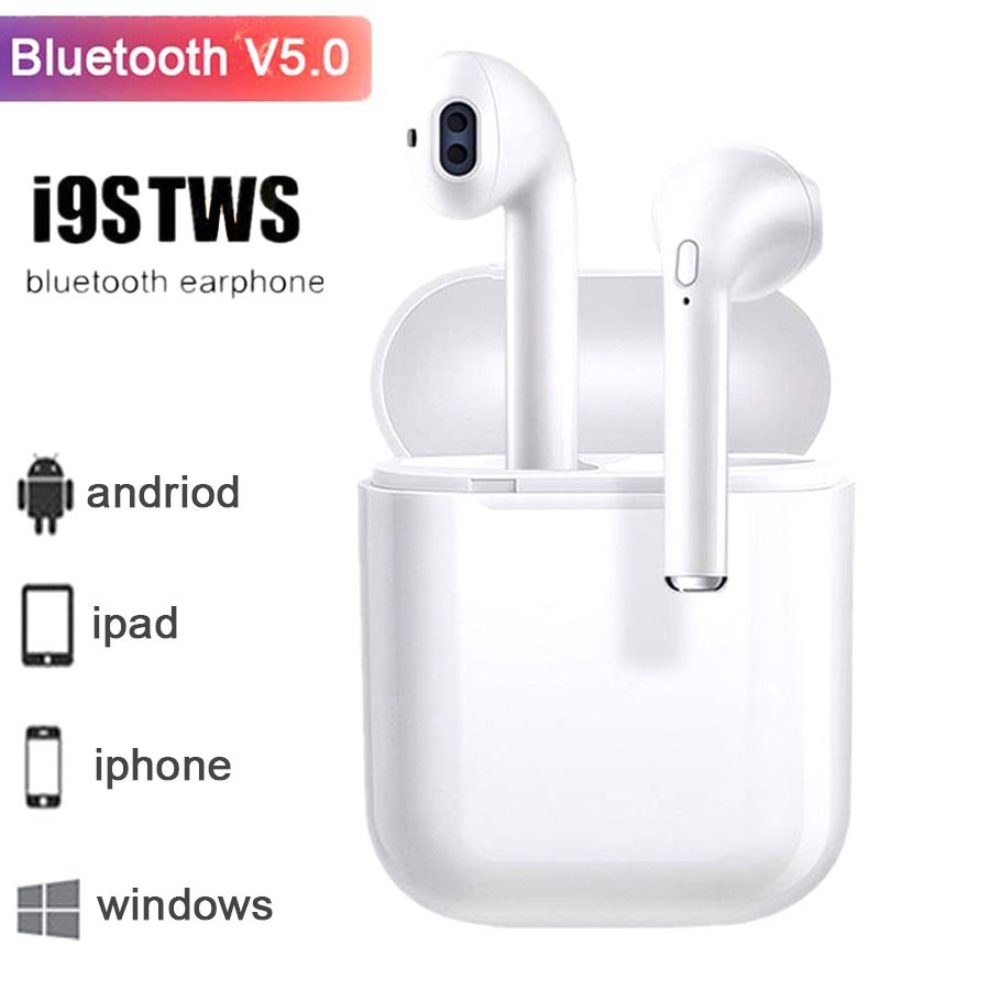 i9S TWS Earphone Bluetooth 5.0 TWS i9s with Magnetic Charging Case Stereo Earbud