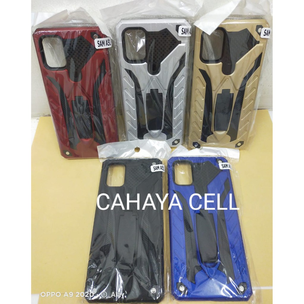 Hard Case Iron Samsung Galaxy A71 2020 New Case Iron Kick Stand Cover Robot Transformer Stayle Robot