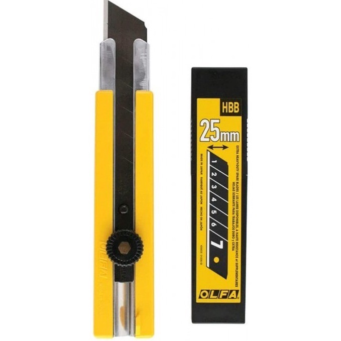 

Olfa Pisau Potong H-1BB/5BB 25mm Snap-Off Blade Cutter
