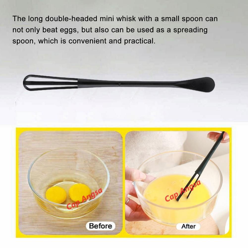 KOCOKAN TELUR PENGOCOK TELUR MINI EGG WHISK 2IN1 WHISKER EGG BEATER KOCOKAN TELOR MANUAL WHISKER