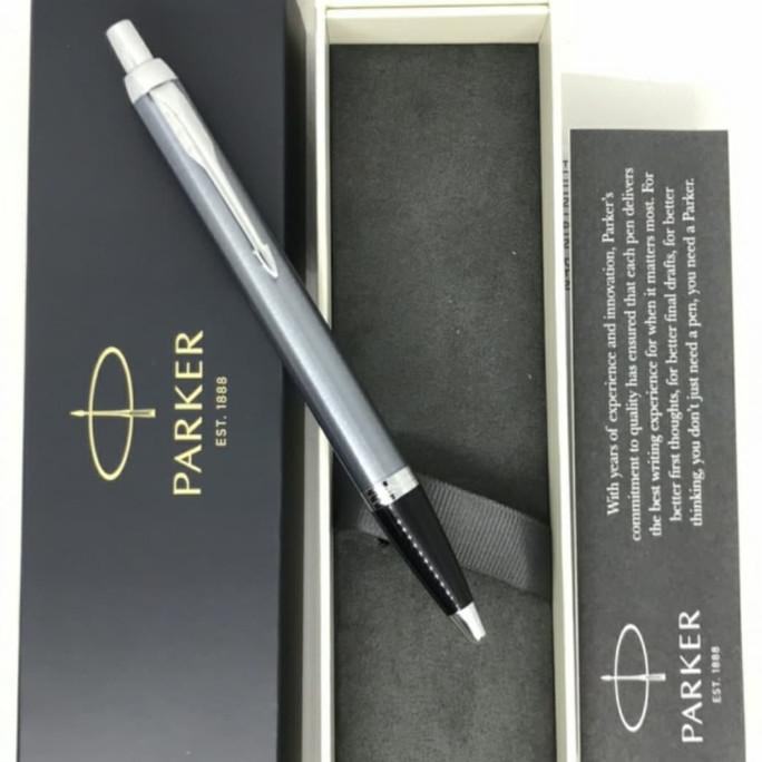 

Pen Parker New IM Blue Grey CT Ballpoint M.Blk TB