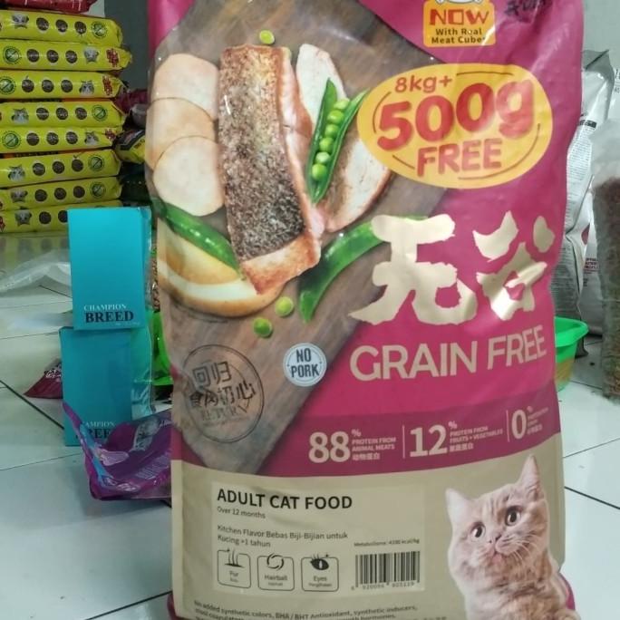 

Promo!!! Grab Gojek Kitchen Flavor Adult Cat Food 8 Kg / Kf Adult 8 Kg
