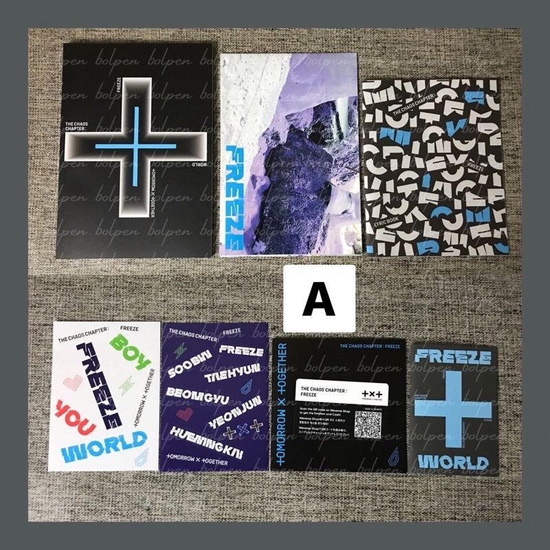 Album txt only freeze word + poster