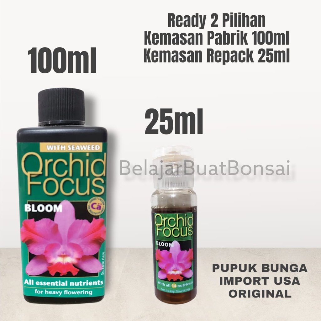 PUPUK CAIR BUNGA ANGGREK ORCHID FOCUS BLOOM 100ML