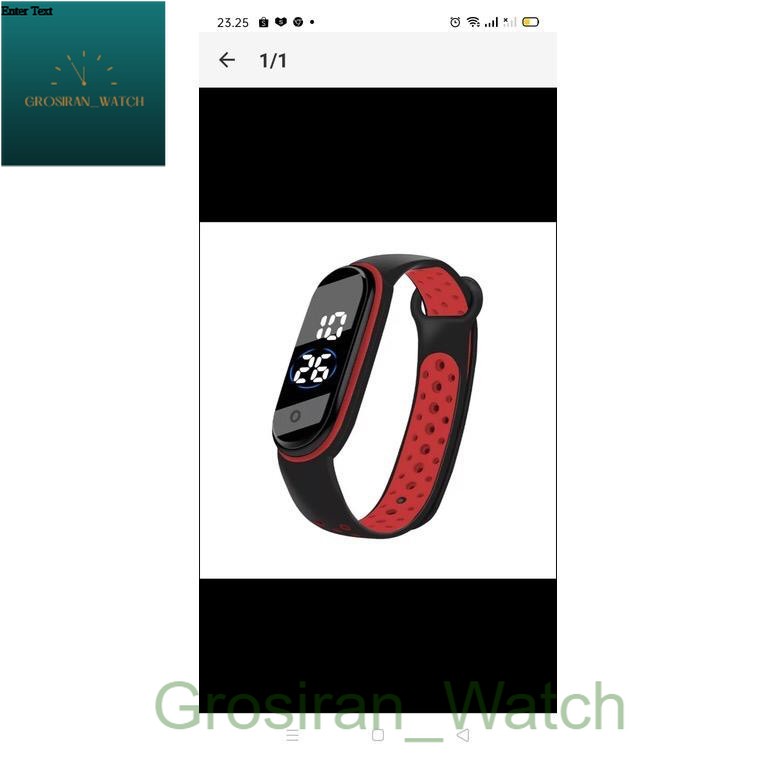 JAM TANGAN ELECTRONIC IP67 UNISEX SPORTY OLAHRAGA PREMIUM LED MIBAND DIGITAL LD-55 [G_W]