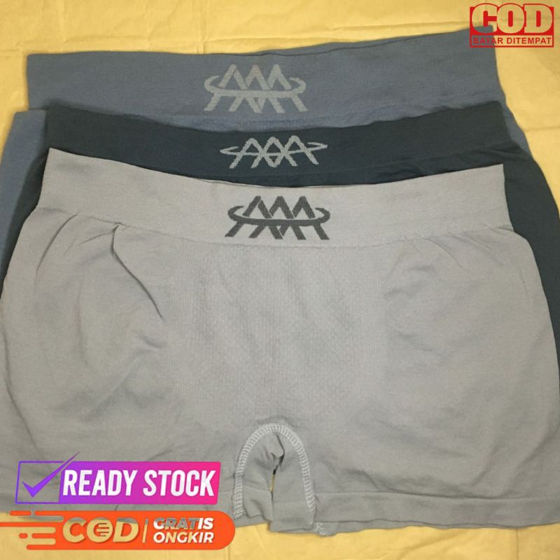 CELANA BOXER PRIA DEWASA MAGNETIK MELAR BAHAN ADEM/BOXER MAGNETIK ALL SIZE READY 3 WARNA PACKING PLA