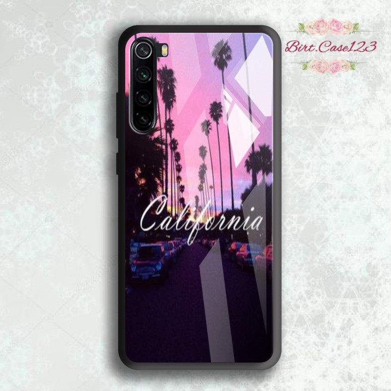 back case glass CALIFORNIA Vivo Y91 Y17 Y12 Y15 Y93 Y95 Y81 Y83 Y71 Y53 Y20 Y30 Y50 V17 Y11 BC4932