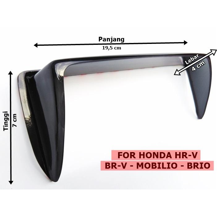 Canopy Headunit Aksesoris Honda Mobilio &amp; Brio / Sun Protector Headunit