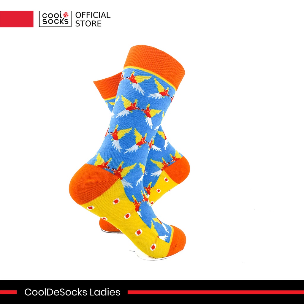 Kaos Kaki Wanita CoolDeSocks Ladies | Cockatoos