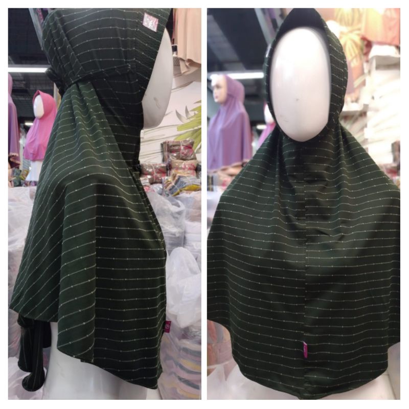 JILBAB INSTAN OVAL CUBIT SALUR By AL FARIDJ || RASYIQUL-3