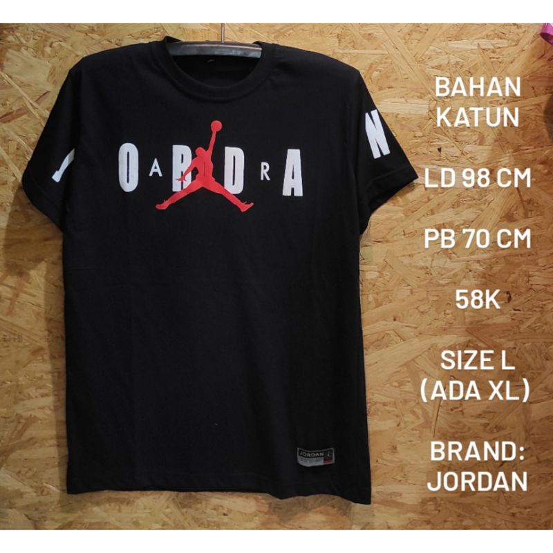 kaos hitam jordan