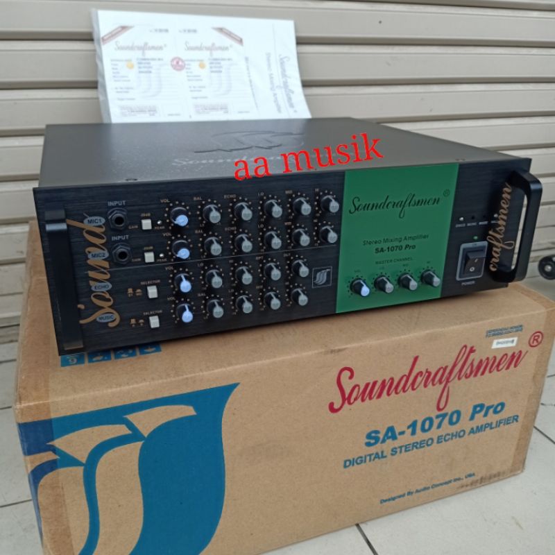AMPLI MIXER KARAOKE SOUNDCRAFTMAN SA1070 ORIGINAL