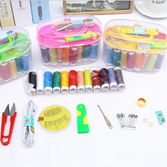 [DEASTORE] Set Alat jahit Sewing Kit Box Set Perlengkapan Jahit