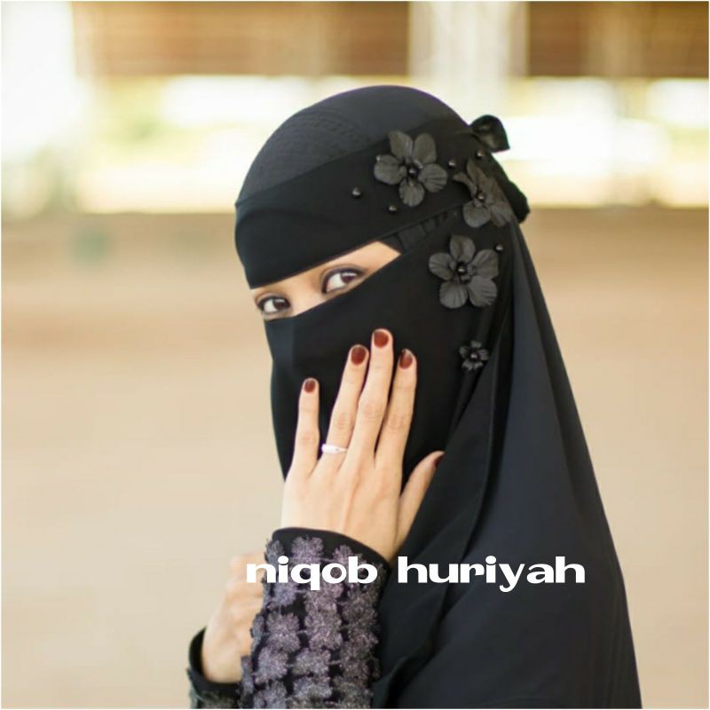 Jual Niqab Bandana Niqab Cadar Niqab Yaman Cadar Bandana Niqob Viral Termurah Niqob Huriyah