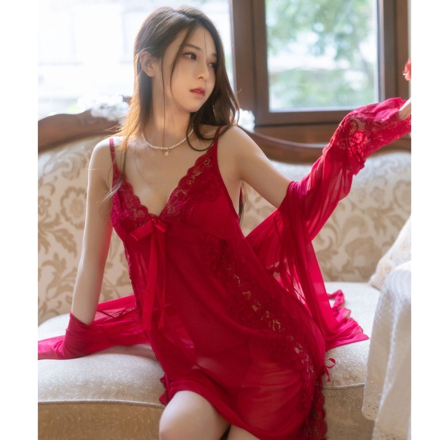 Panjang Lingerie Sexy Baju Tidur Sexy Wanita Lingerie Lingerie Seksi Seksi Suspender Piyama Wanita Lingerie Big Size Baju Tidur Baju Tidur Lengan Panjang