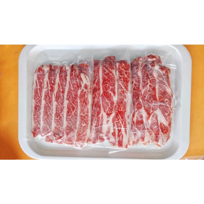 

NATUREFOOD DAGING SAPI SHABU BEEF BONELESS USA PRIME LEMBUT GURIH
