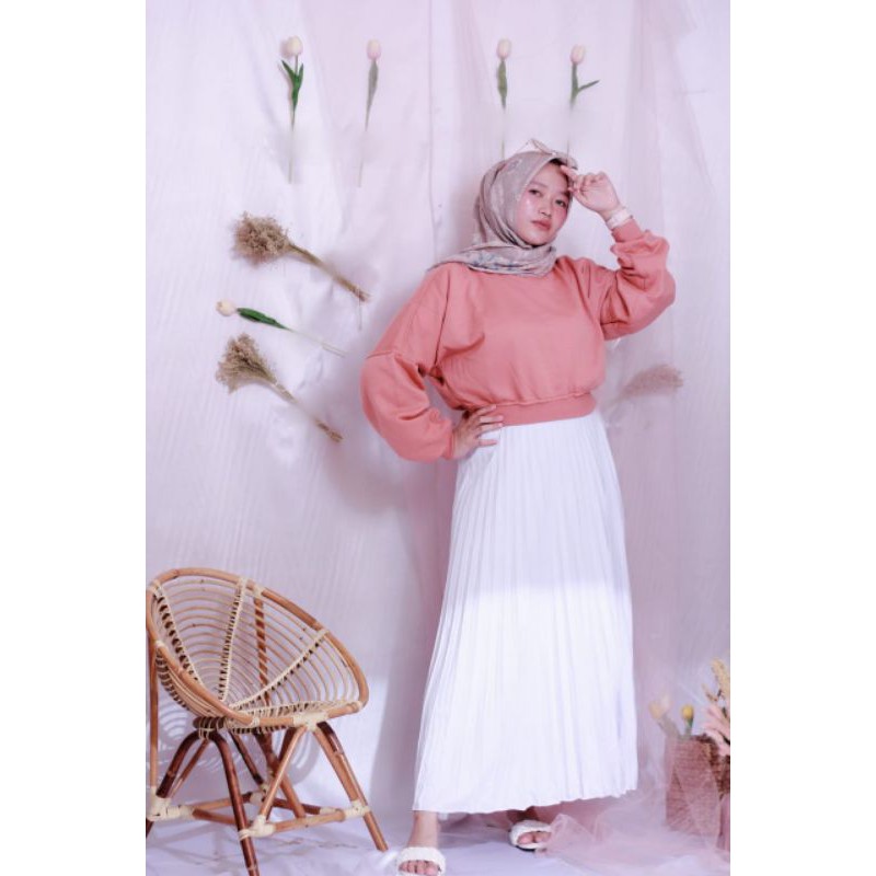 Warna Baby Oversize croop Sweater #BOC