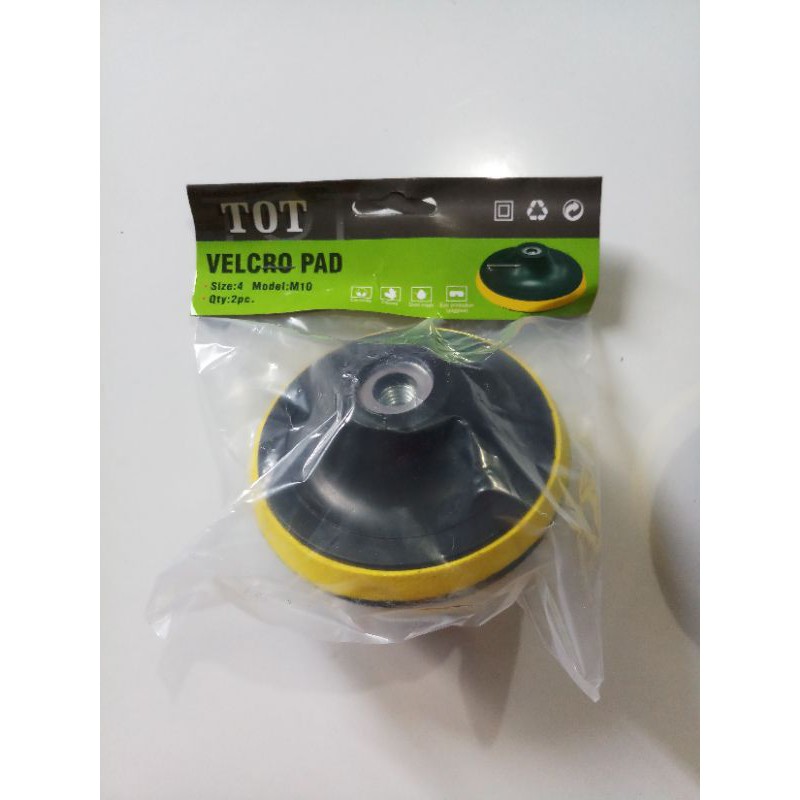 Tatakan Amplas Bulat 4&quot; (inch) / Pad amplas Bulat grinda