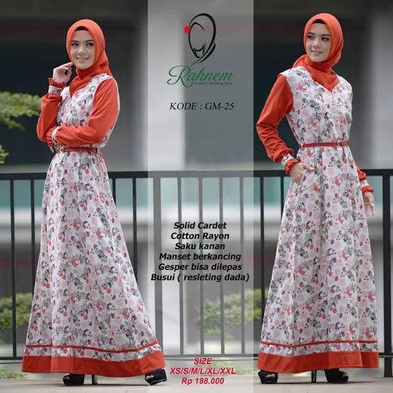 COD Gamis Rahnem 25 Salem Gamis Kaos Rahnem Gamis Dewasa Promo Gamis Rahnem Baju Muslim Wanita