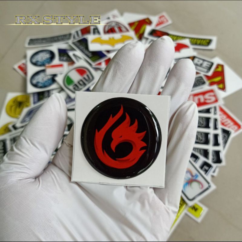 Stiker Timbul Lentur Logo Ignis Esports