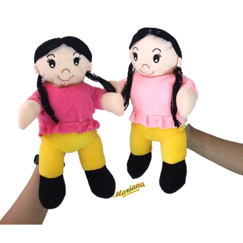[PRODUK SCLCV] Hand Puppet Boneka Tangan Orang Kakek Nenek Ayah Ibu Anak Laki-laki Anak Perempuan JR