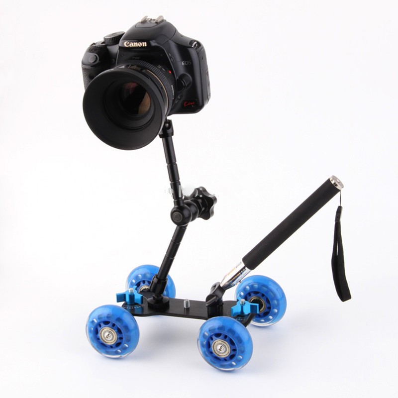 Dolly Slider Kamera DSLR Terbaru Magic Arm+Monopod+Tongsis Tripod Dolly Track Camera Multifungsi