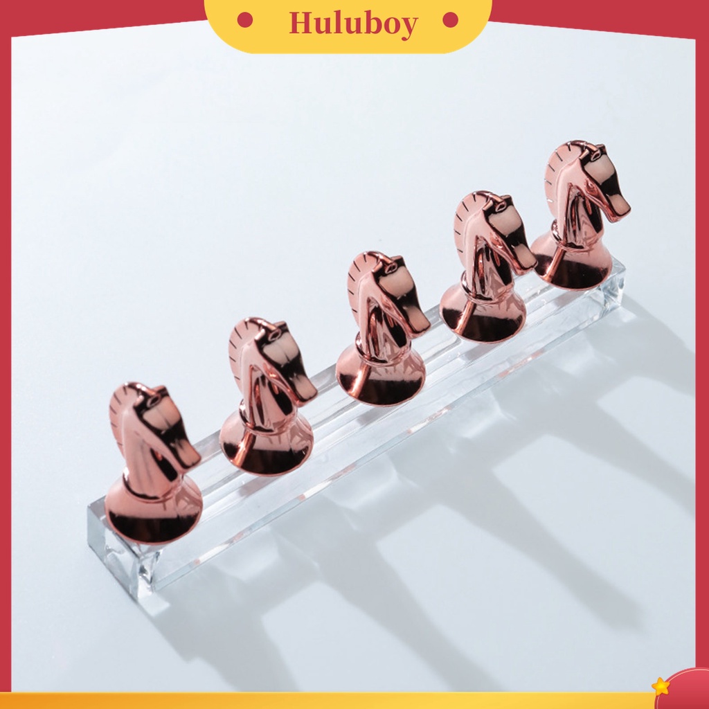 Huluboy Huluboy♡ Stand Holder Display Kuku Palsu Bahan Metal Untuk Latihan Manicure