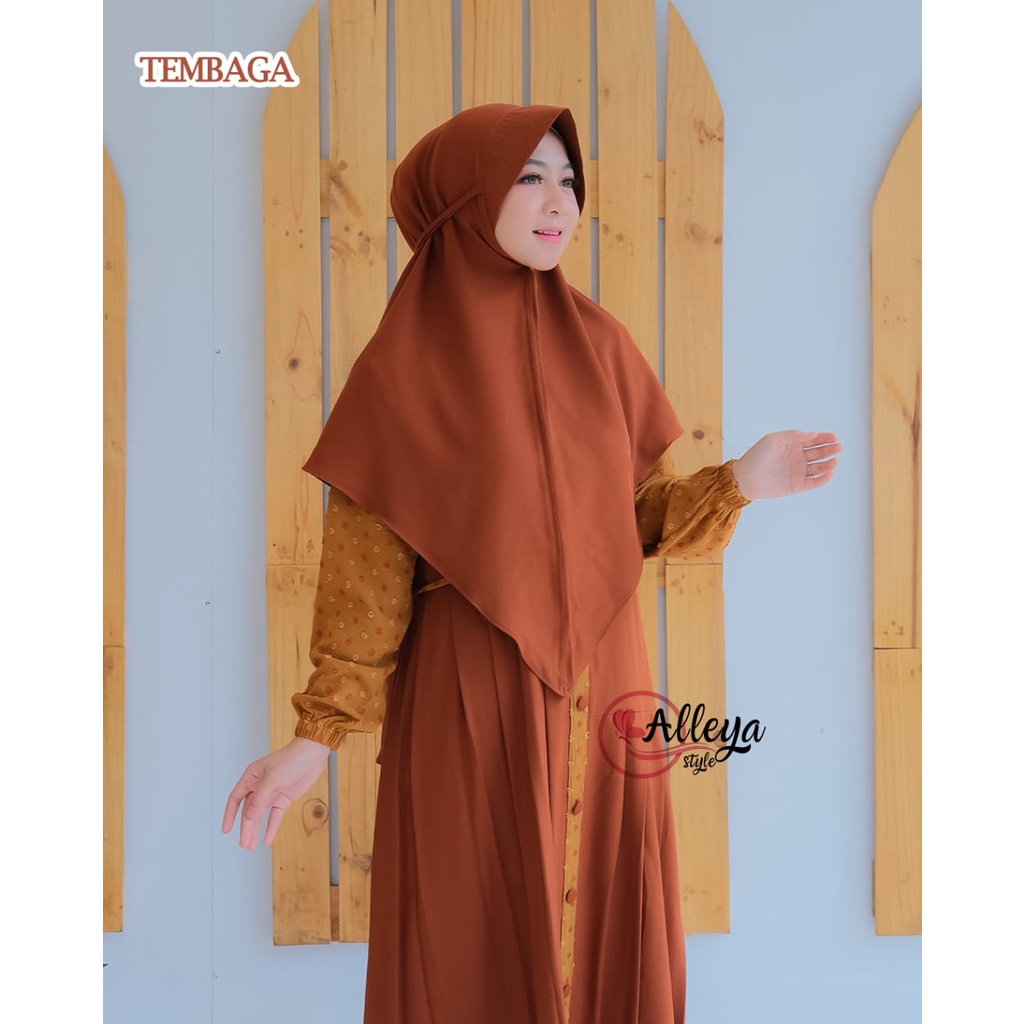 [FLASH SALE] GAMIS SET KHIMAR BERGO TERMURAH NAYLA SET SYAR'I ORI ALLEYA