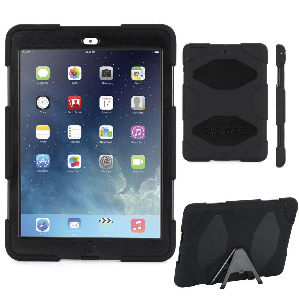 IPAD AIR/NEW IPAD 9.7 Protect Case Military Duty Case Armor With Stand - Rugged Armor