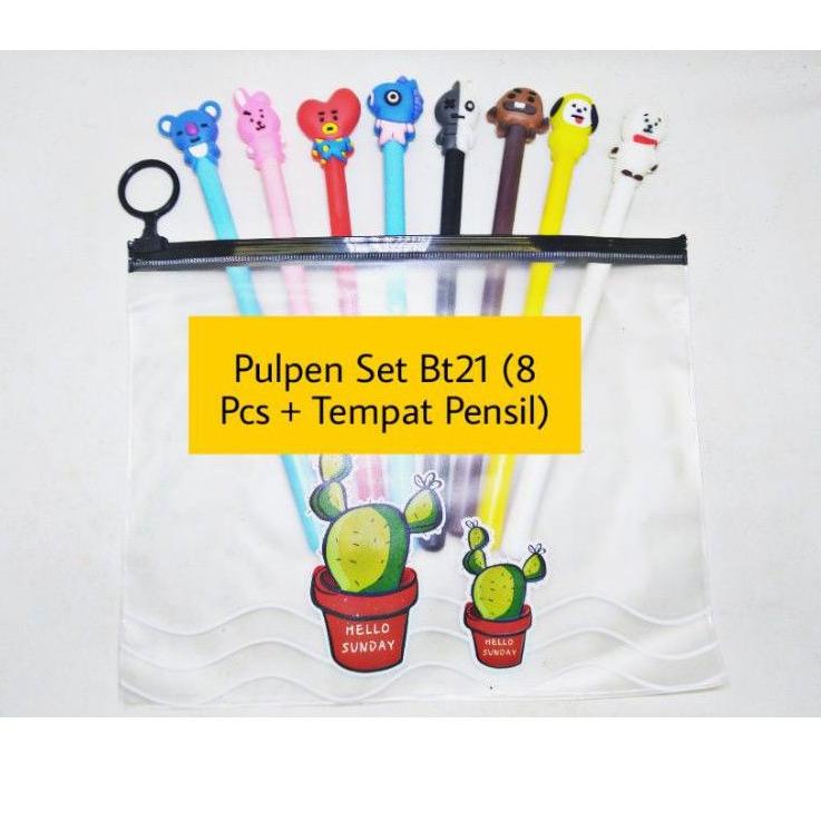 

Harga Bersahabat.. Pulpen Karakter Set 10 Pcs (1 Set Pulpen + Zipper Tempat Pensil Karakter) & Pensil Set isi 10 Pcs + Zipper Bag Tempat Pensil