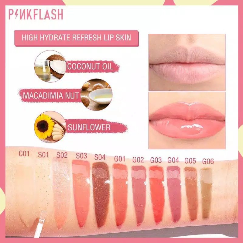 RCS ✅- PINKFLASH L02 oh my gloss lipgloss pinkflash