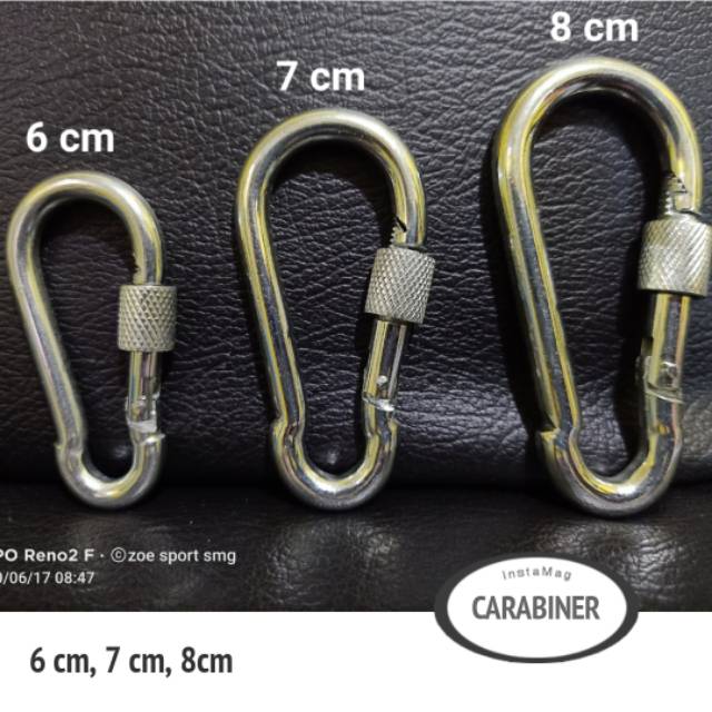 carabiner 6 cm 7 cm 8 cm 9 cm 10 cm karabiner besi  