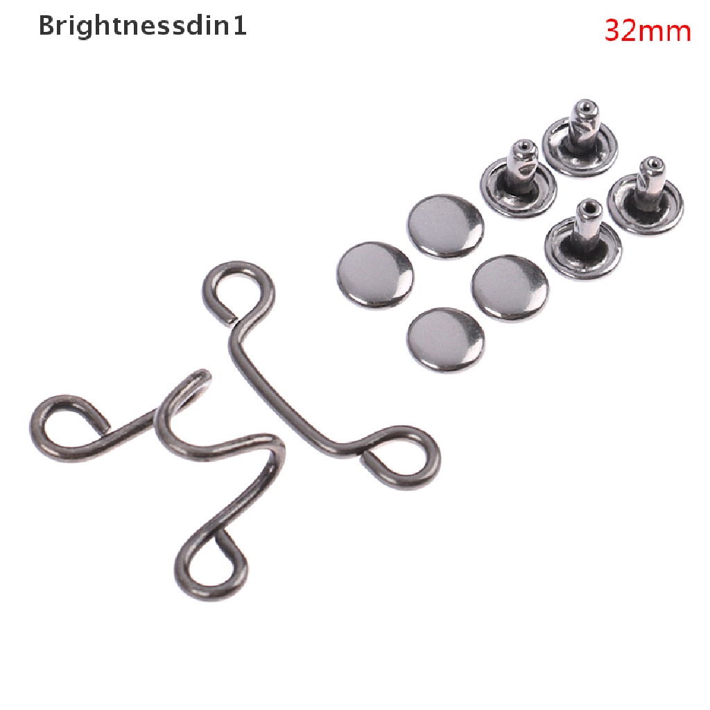 (Brightnessdin1) Kancing Snap 27 / 32MM Adjustable Tanpa Paku Reusable  Butikan Butik