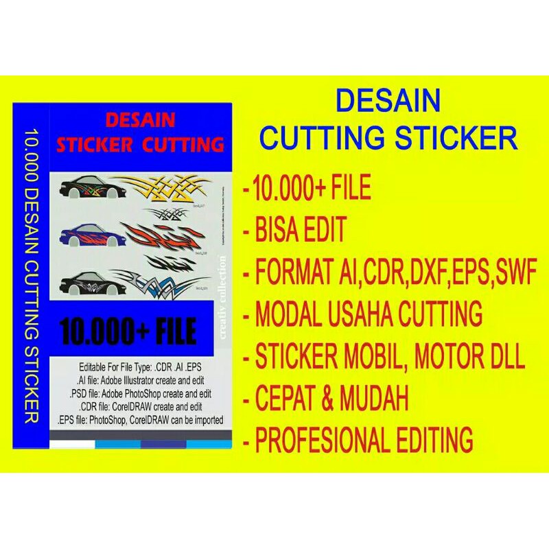 

Desain template cutting sticker