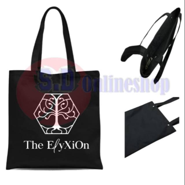 Tote bag kpop exo the elyxion bisa request sablon warna