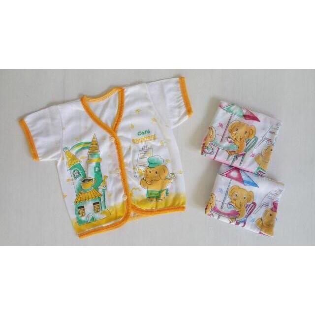 Baju Anak Bayi Laki Perempuan Tara Baby Bahan Katun / Baju Bayi Newborn Lengan Pendek