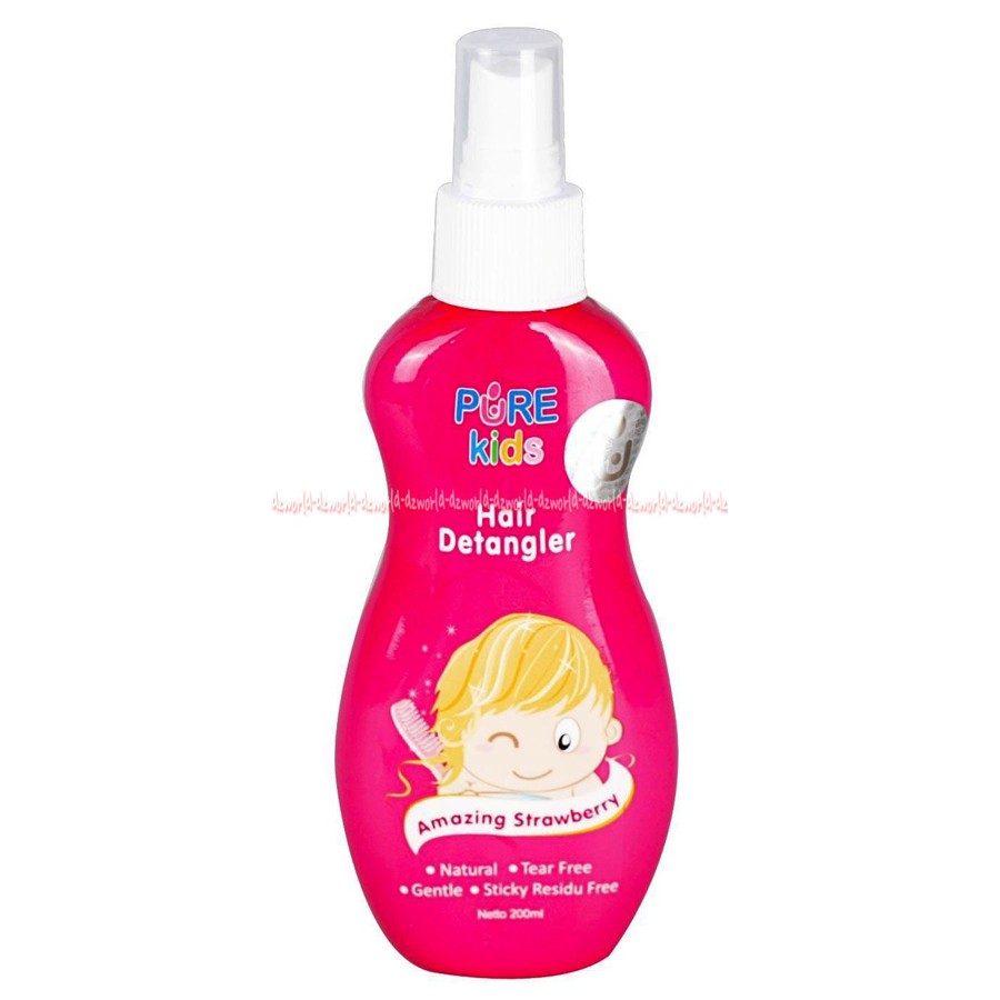 Pure Kids Hair Detagler Biru Pink Pure Kids Untuk Rambut Ana