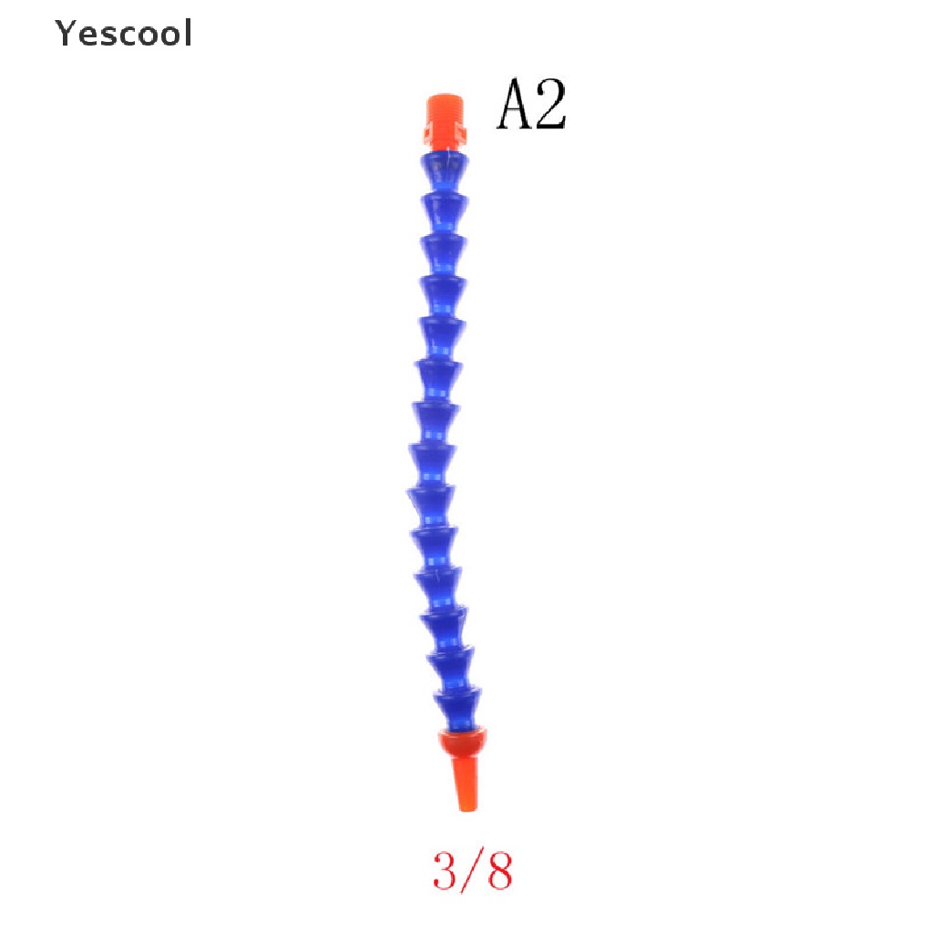 Yescool Nozzle Bulat Flexible 1 / 4 &quot;3 / 8&quot; 1 / 2 &quot;Untuk Selang Air / Minyak