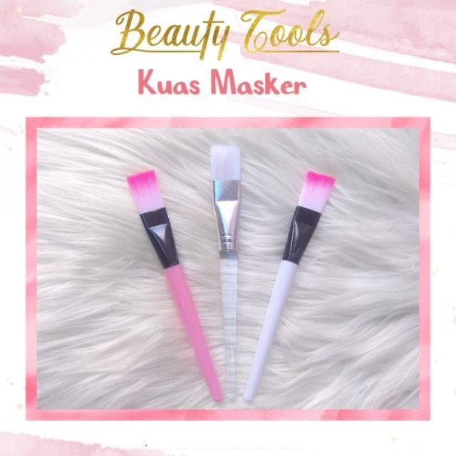 Set Kuas Masker, Spatula, Kuas 2in1 (KIM)