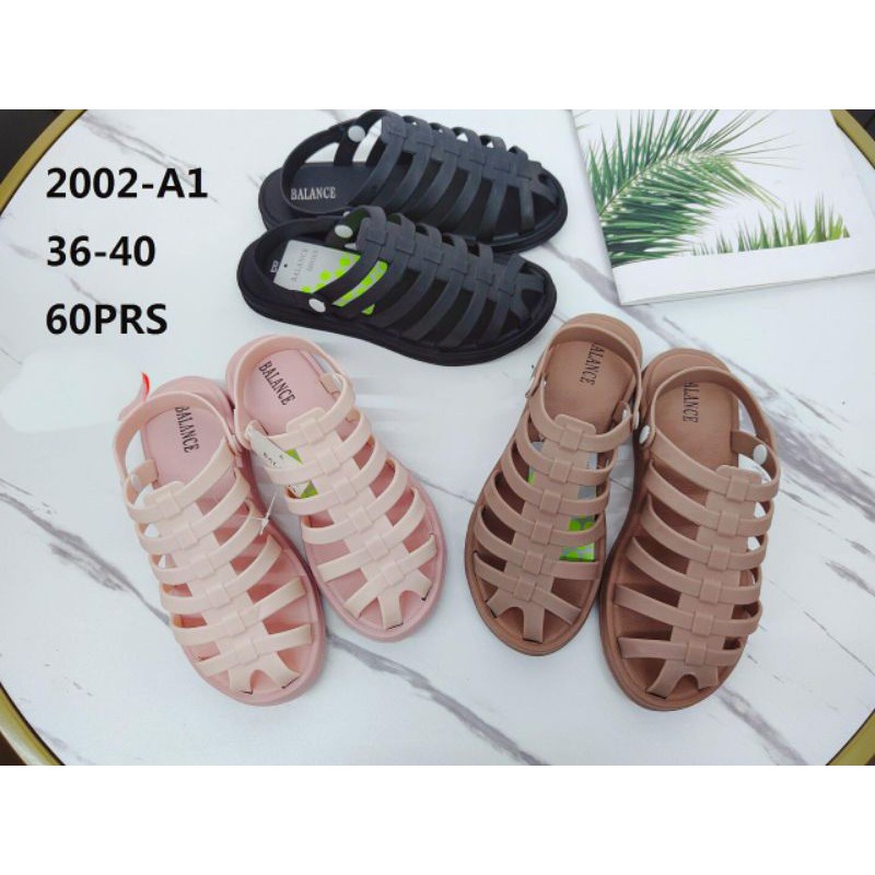 SANDAL IMPORT BALANCE 2002 A2 ORIGINAL SLOP BAHAN KARET TALI BANYAK  LENTUR TRENDY ANTI SLIP